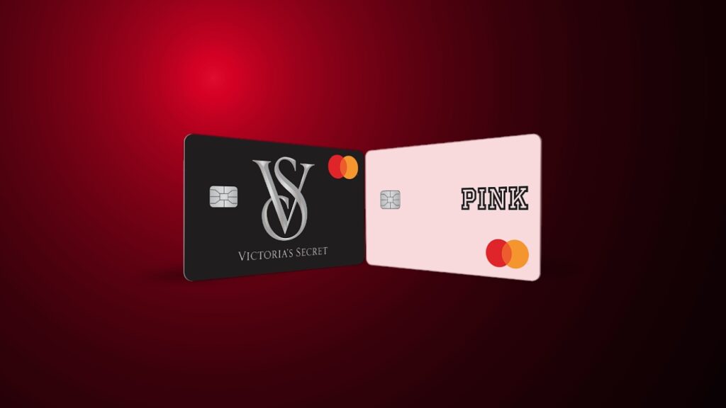 Victoria's Secret Credit Cards black and Pink